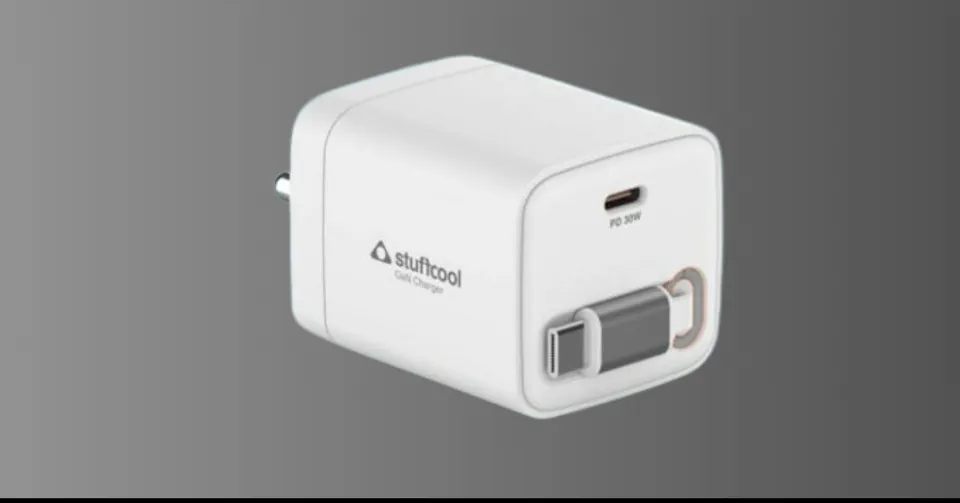 Stuffcool launches Zeno, 30W GaN charger with retractable cable