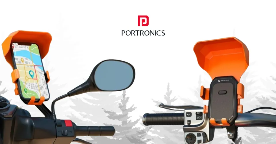 Portronics Launches Mobike 5 Plus and Mobike 4 Plus Anti-theft mobile holders for bikes & scooters