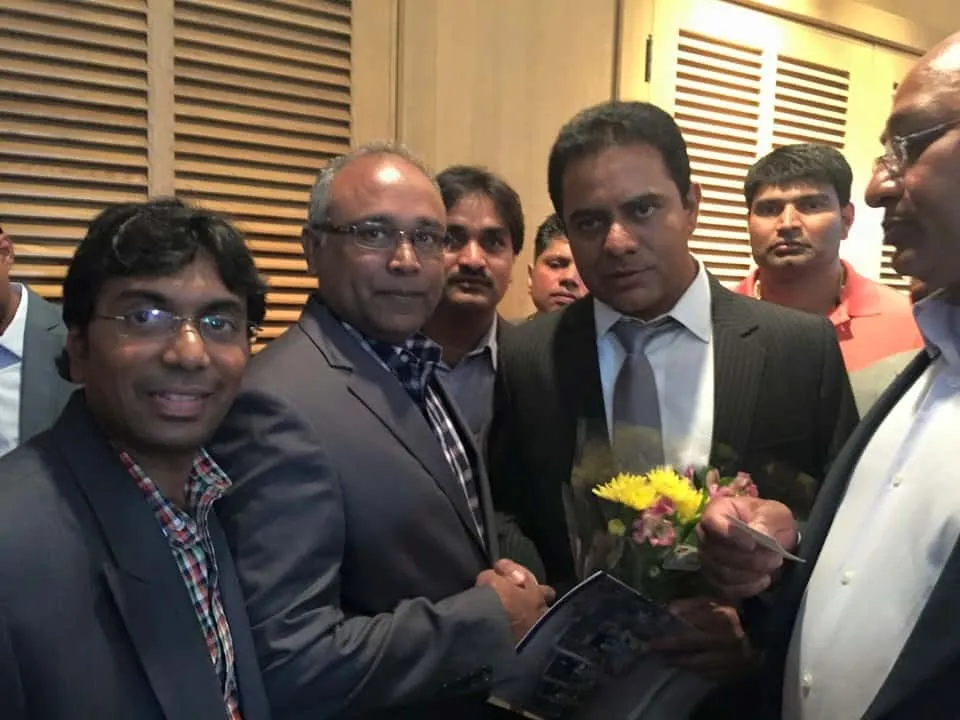TITA-NRI wing welcomes TS IT Minister in Dallas
