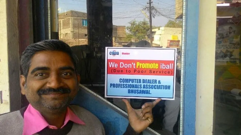 Bhusawal IT retailers stop promoting iball?