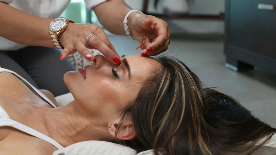 Lymphatic drainage massage 