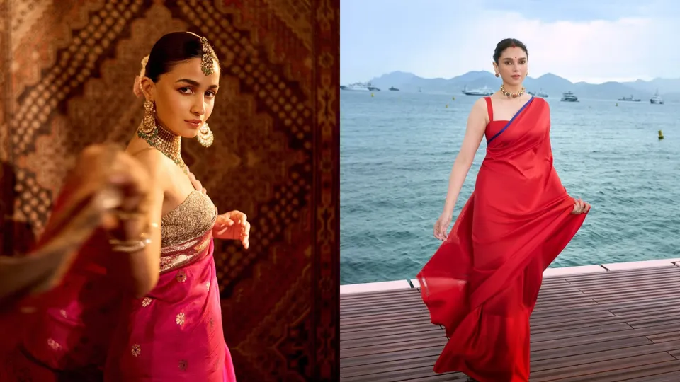 hairstyles for saree