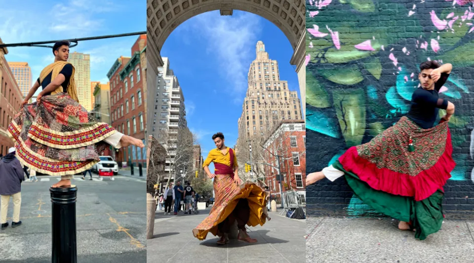 Jainil Mehta Dancing In Skirts