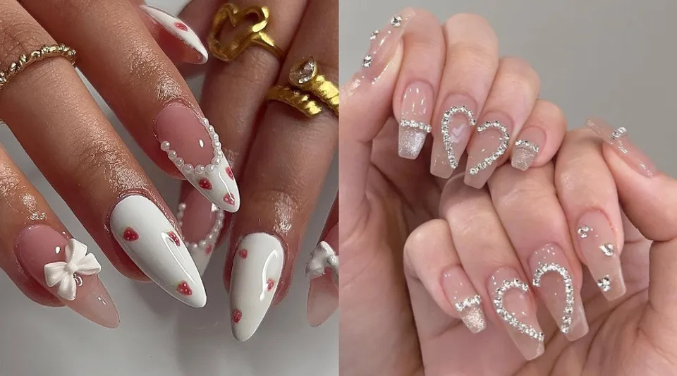 Skip Your Bold Colours For These 8 Coquettecore Nail Art Designs