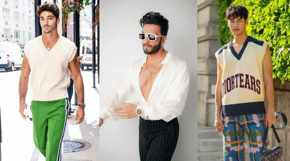 From Tanks To Silk Shirts, These Menswear Trends Are Having Their Big Fashion Moment