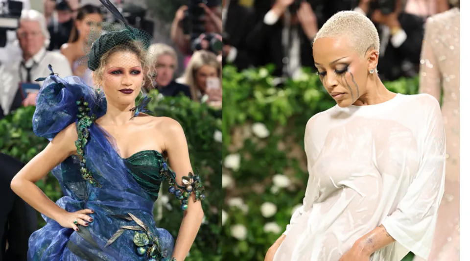 Beauty At The MET Gala 2024 Was All About Metallic Eyes And Striking Lips