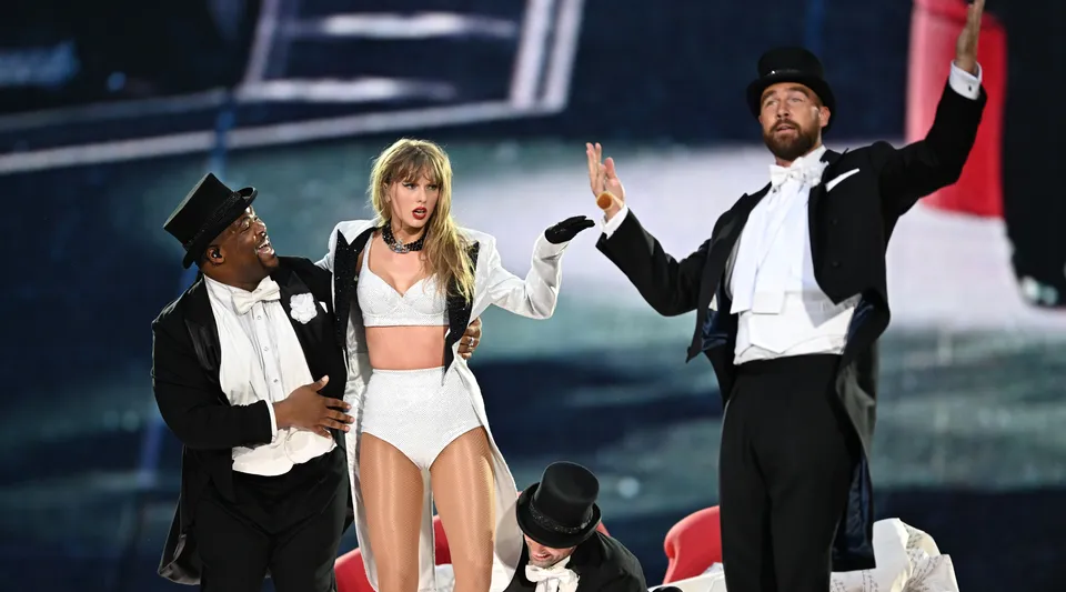 Taylor Swift Brings Travis Kelce On Stage In London During Eras Tour Show