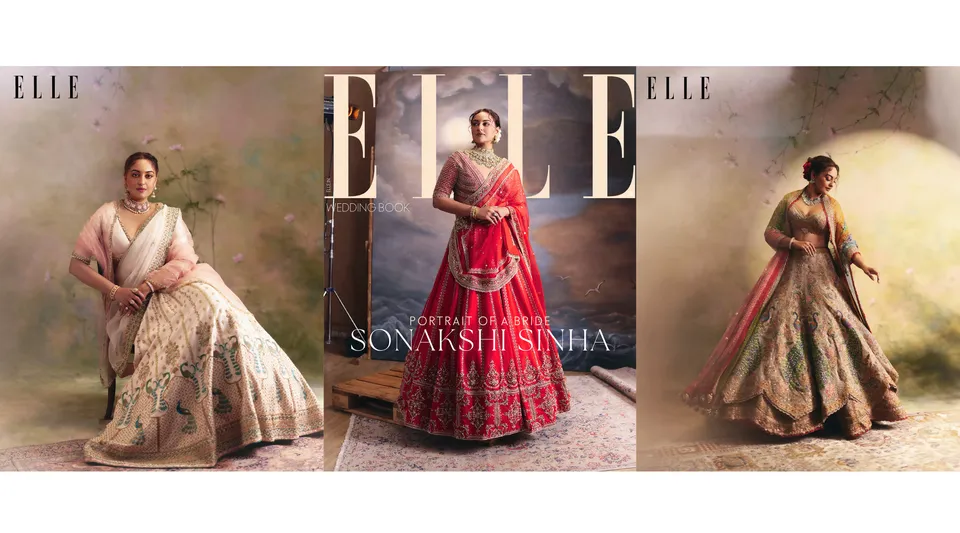 ELLE Wedding Book Cover Star: Sonakshi Sinha And The Portrait Of A Bride