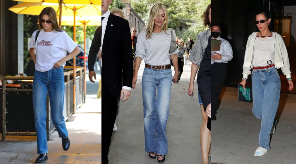 This Retro Denim Trend Is About To Be Everywhere, According To The Paris Fashion Week FROW