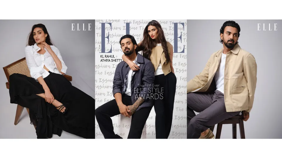 ELLE Cover Stars: Athiya Shetty and KL Rahul Are Yin & Yang
