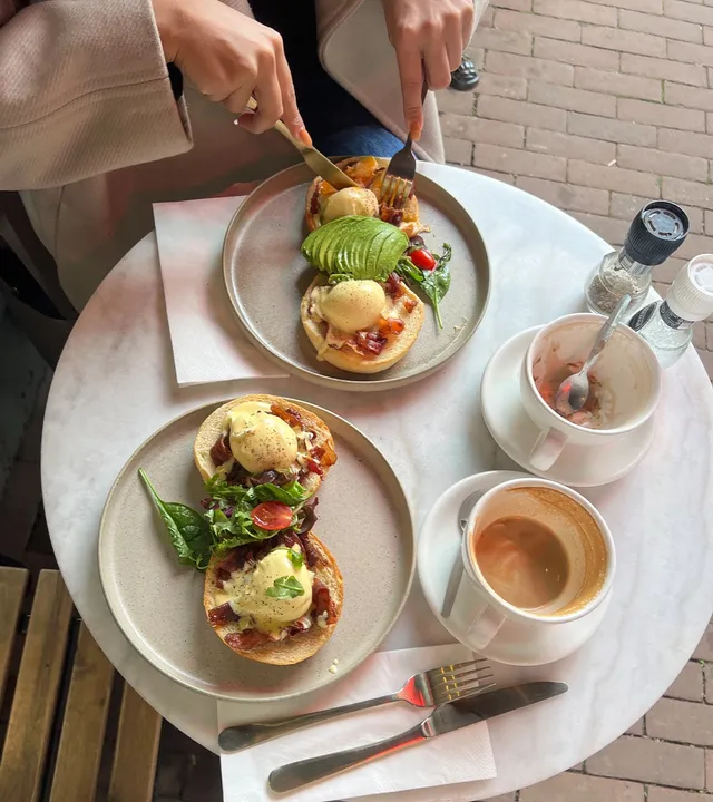 A spread of breakfast with brain boosting foods