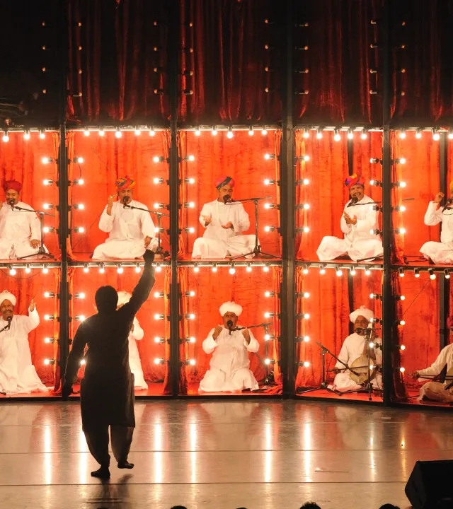 A picture of a folk performance on stage to show the rise of Music festival in India and how the best music festivals in India are being organised, along with upcoming music festivals in India 2025. Image: Instagram.com/Mangniyar Seduction