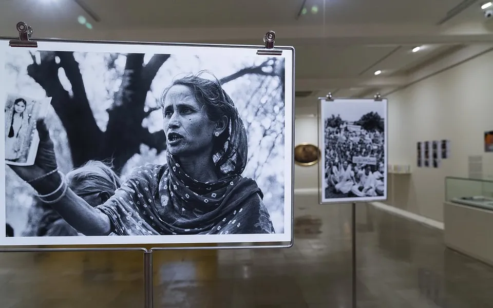 This exhibition brings together five generations of women art practitioners, emphasising the collective over singular