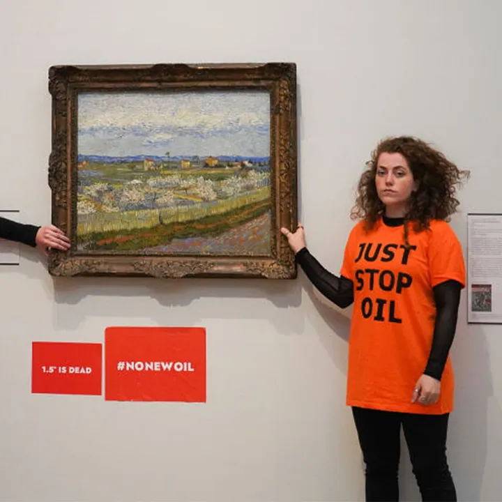 Have global climate change protests in public art spaces done more damage than good?