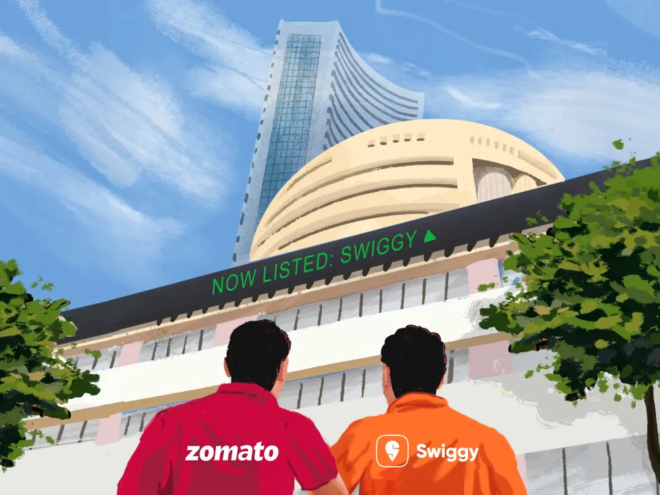 Zomato welcomes Swiggy on Dalal Street