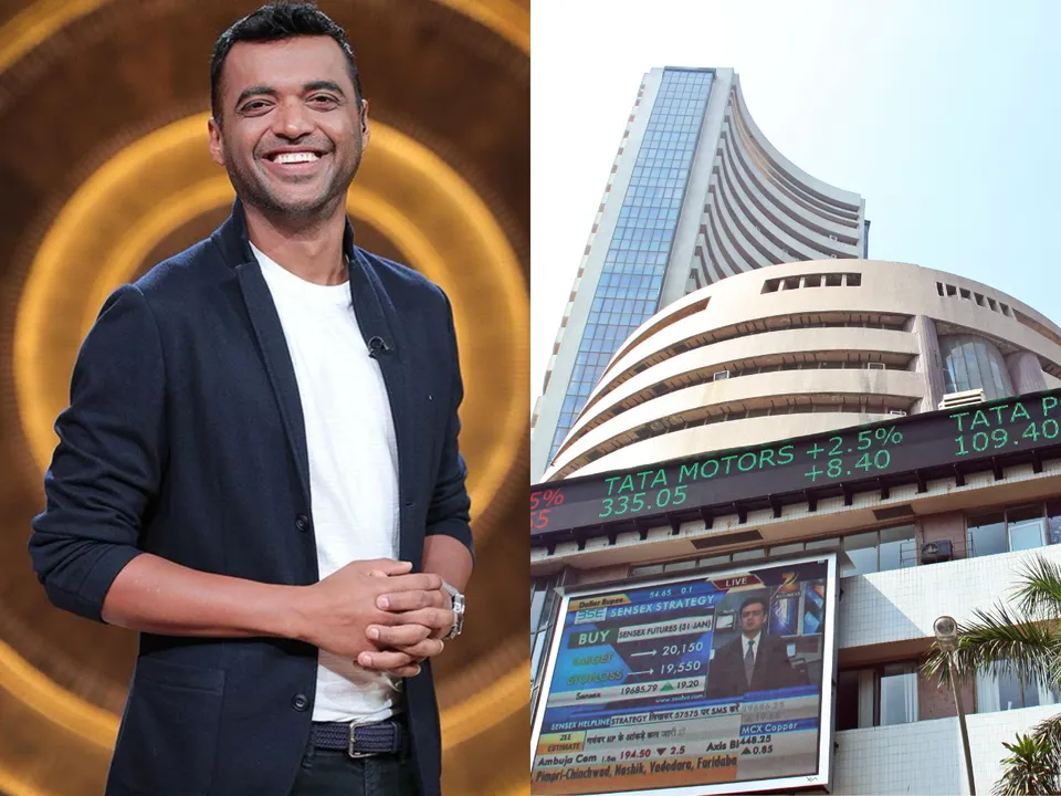 deepinder goyal bse sensex