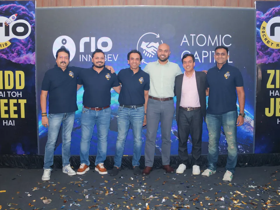 From L to R - Pankaj Engineer, Sales Head, Rio Innobev_ Rohan S, CMO, Rio Innobev_ Rahul S, CEO, Rio In