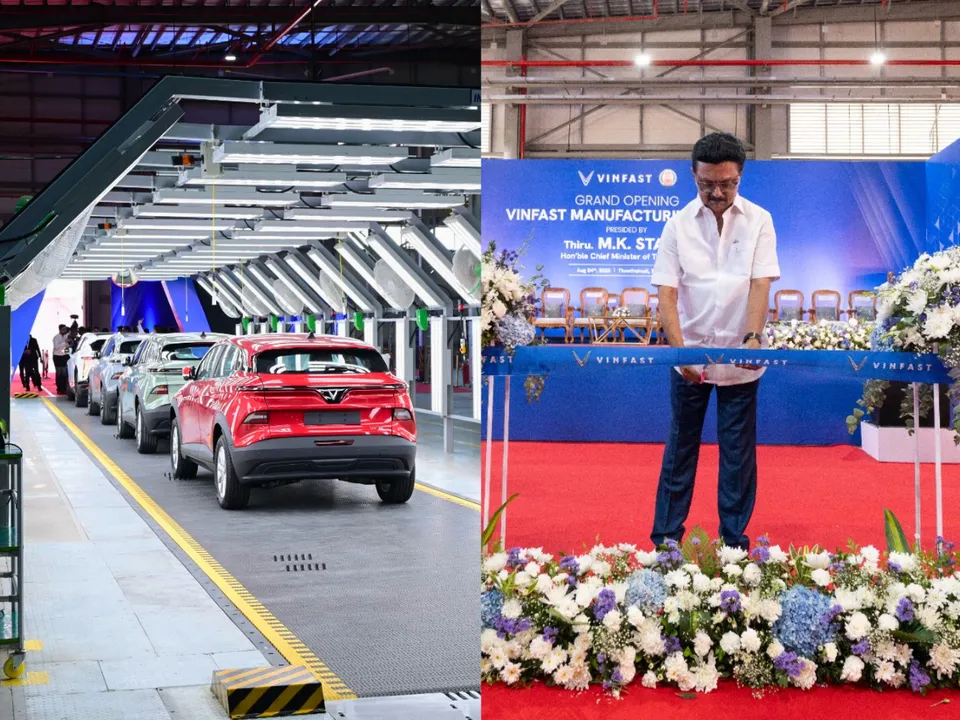 CM MK Stalin inaugurates VinFast's first EV plant in India