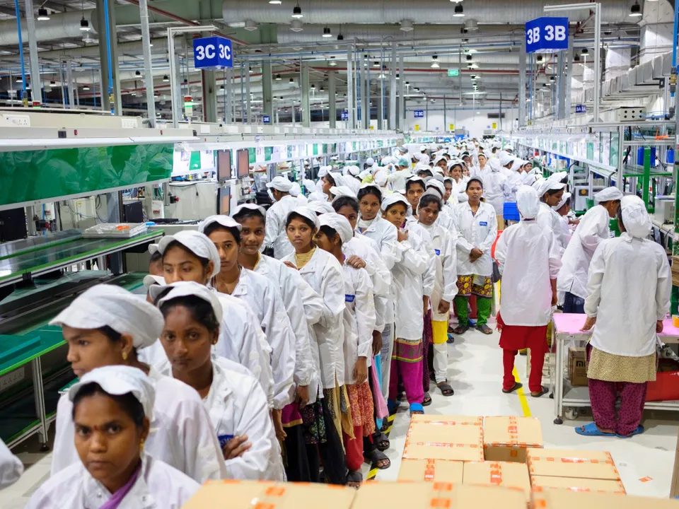 Foxconn women workers