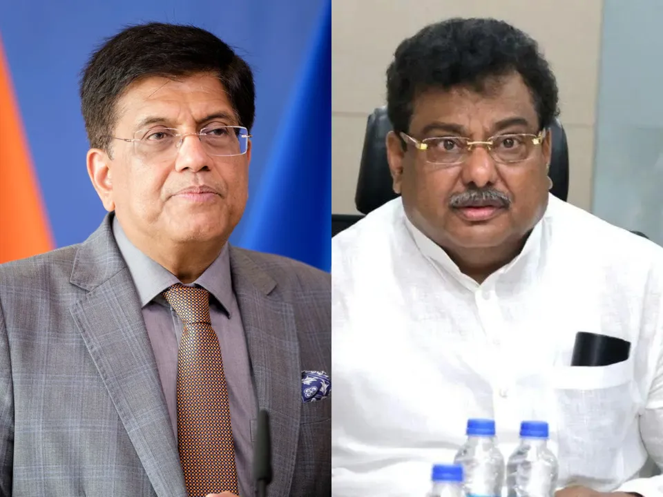 Piyush Goyal and MB Patil