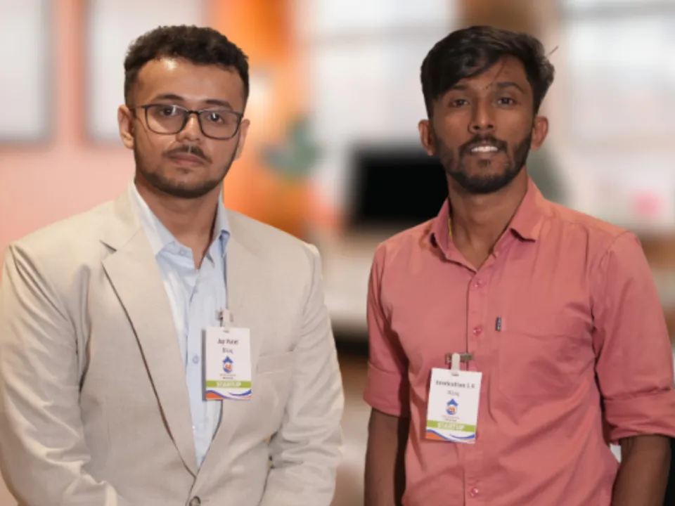 L-R Jay Patel, Co-Founder and CTO; Sreekuttan L S, Co-Founder & CEO, BloqQuantum.