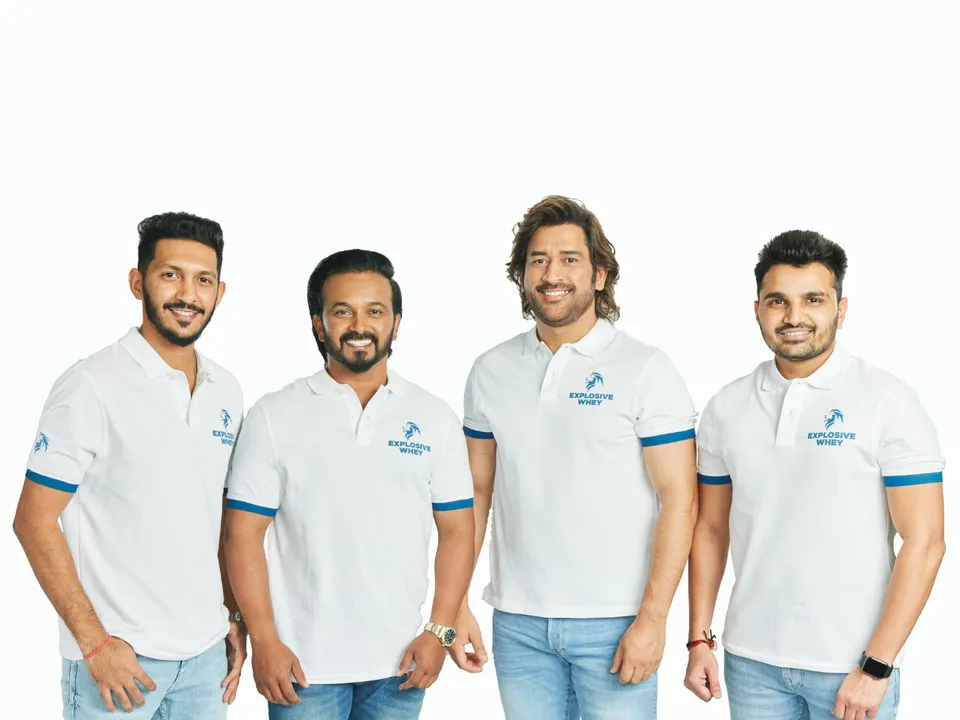 Indian cricketer MS Dhoni joins hands with Kedar Jadhav founded Explosive Whey