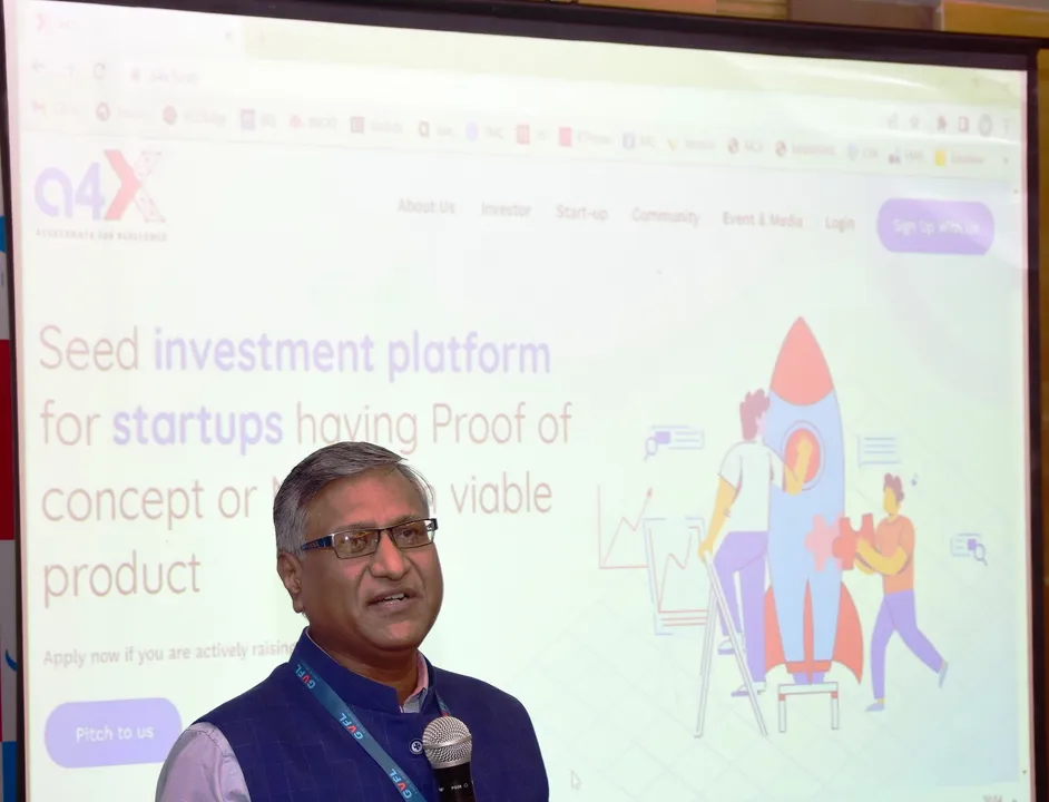 Mr Kamal Bansal  introducing  the A4X - Simulations  Vaibhav Shah