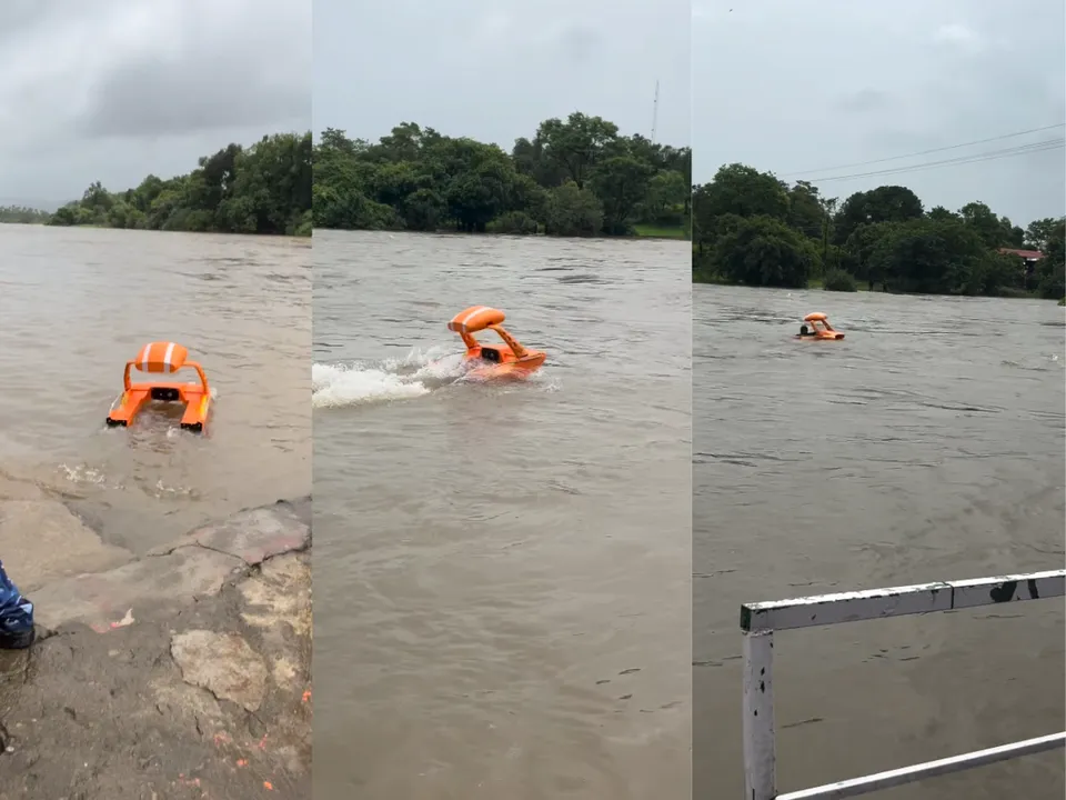 Indian Rescue Academy unveils ITUS water drone