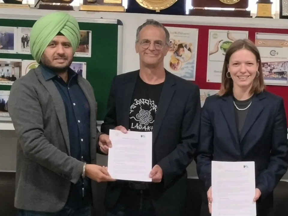 Maninder Singh Nayyar CEF Group, Mr Rony Halman, Chairman, Halman- Aldubi Group and Juliane Schubert