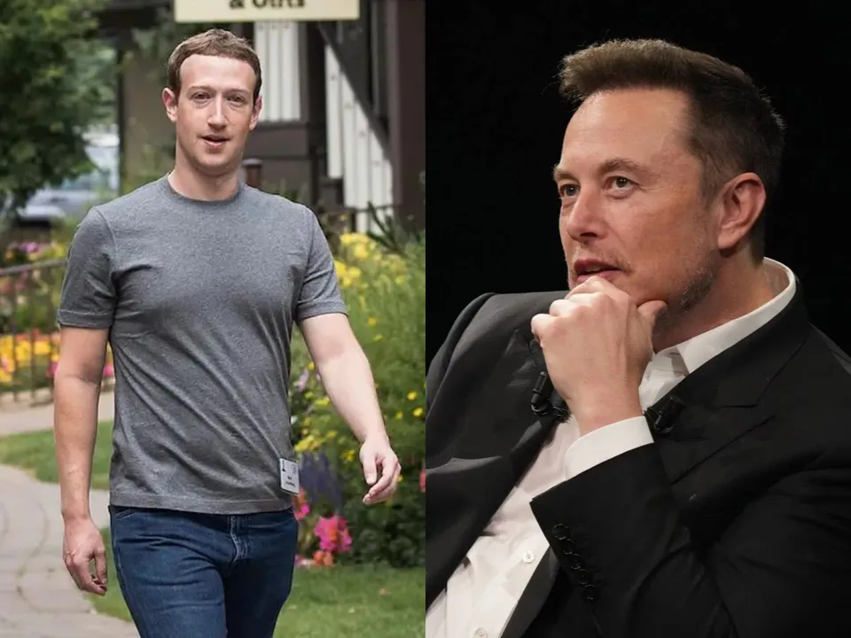 Mark Zuckerberg and Elon Musk  