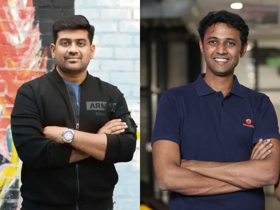 Amar Nagaram, founder, Virgio (left) and Pawan Gupta, founder and CEO, Fashinza 