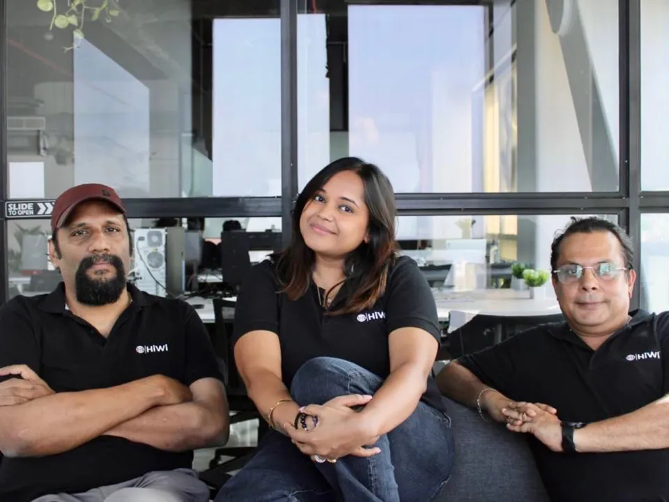 (L-R Ujwal Tamminedi, Co-founder - HiWi, Geeta Chauhan, Co-founder - HiWi and Dewang Neralla, Founder - HiWi) (2)