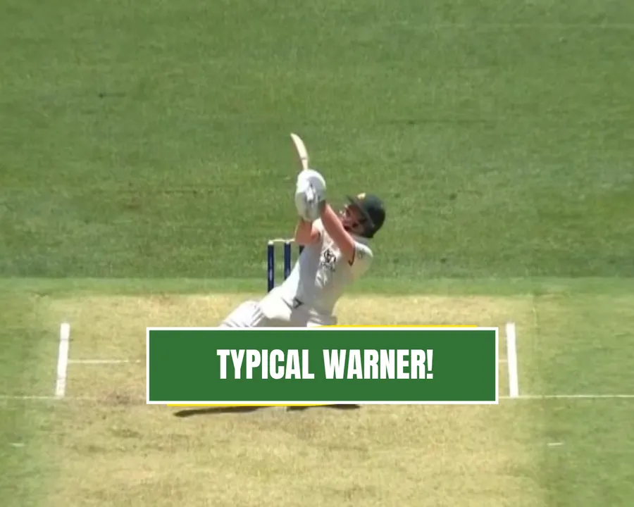 David Warner's overhead six 