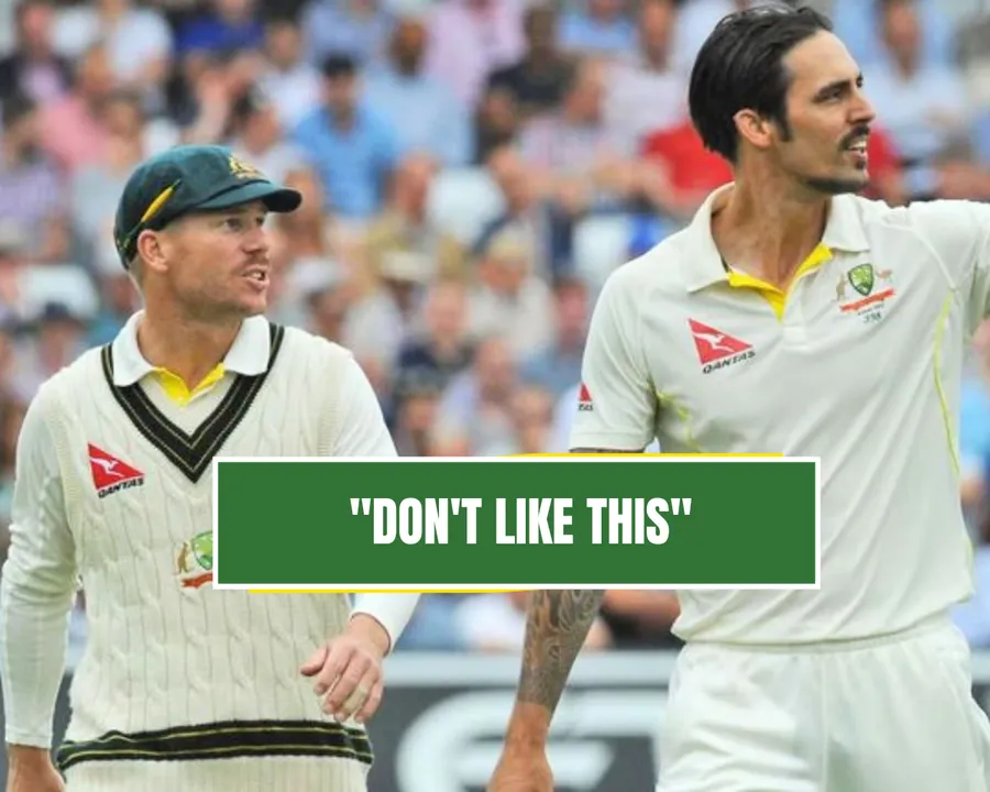 David Warner-Mitchell Johnson 