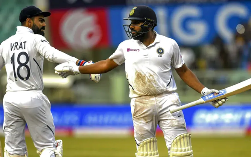 Virat Kohli and Rohit Sharma (Source - Twitter)