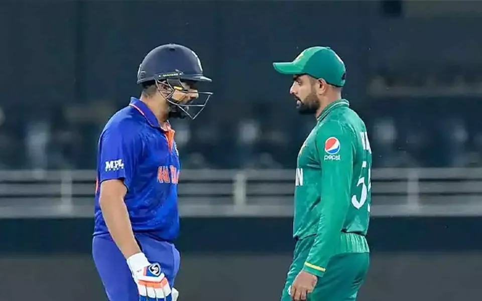 Rohit Sharma and Babar Azam (Source - Twitter)