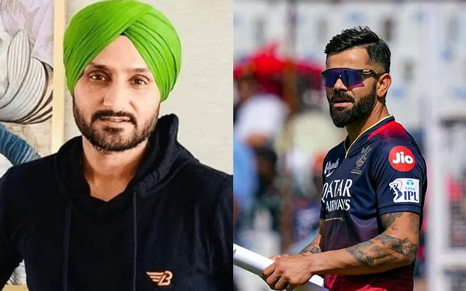 Harbhajan Singh and Virat Kohli