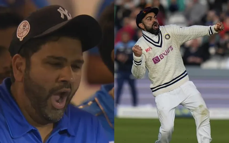 Rohit Sharma and Virat Kohli (Source - Twitter)