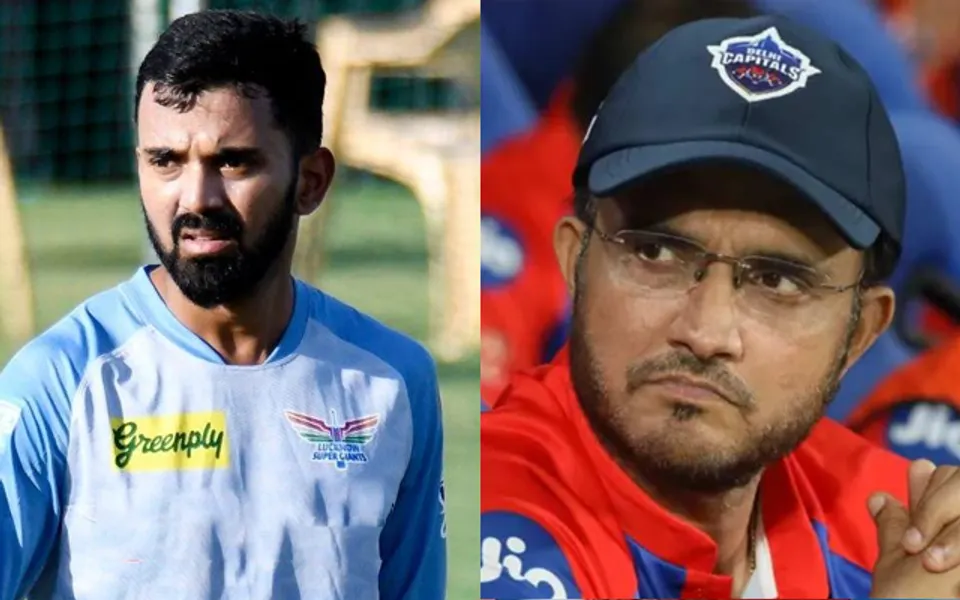 KL Rahul and Sourav Ganguly