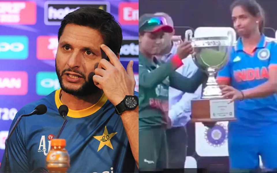 Shahid Afridi criticised Harmanpreet Kaur (Source - Twitter)