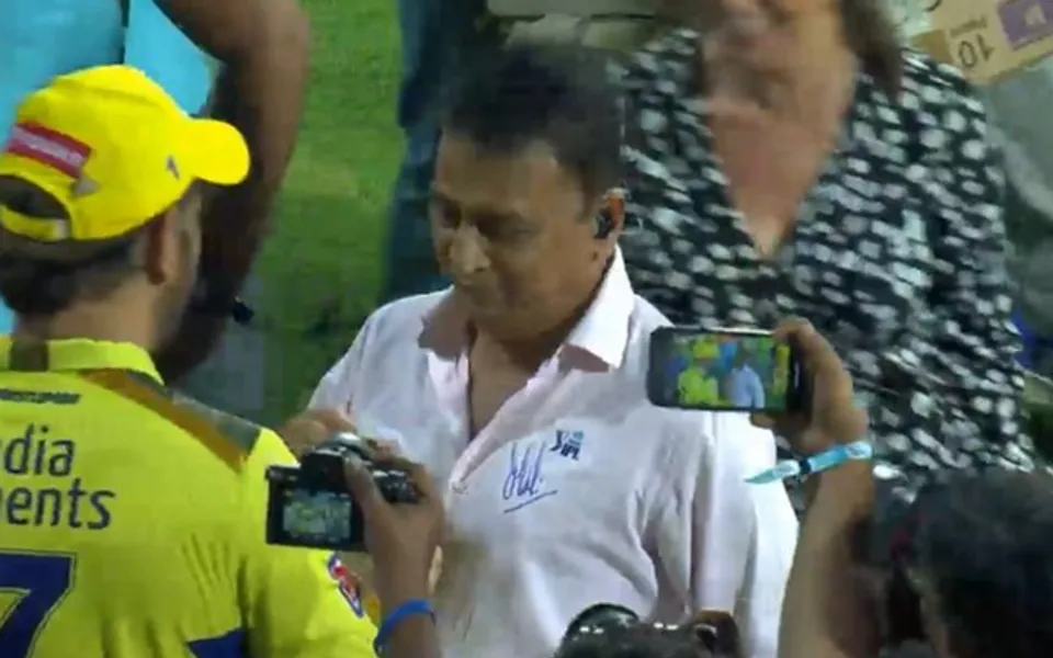 Sunil Gavaskar and MS Dhoni