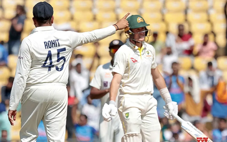 Rohit Sharma and Marnus Labuschagne (Source - Twitter)