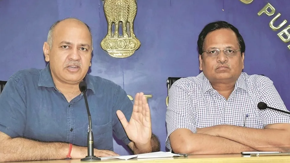 Manish Sisodia and Satyendar Jain