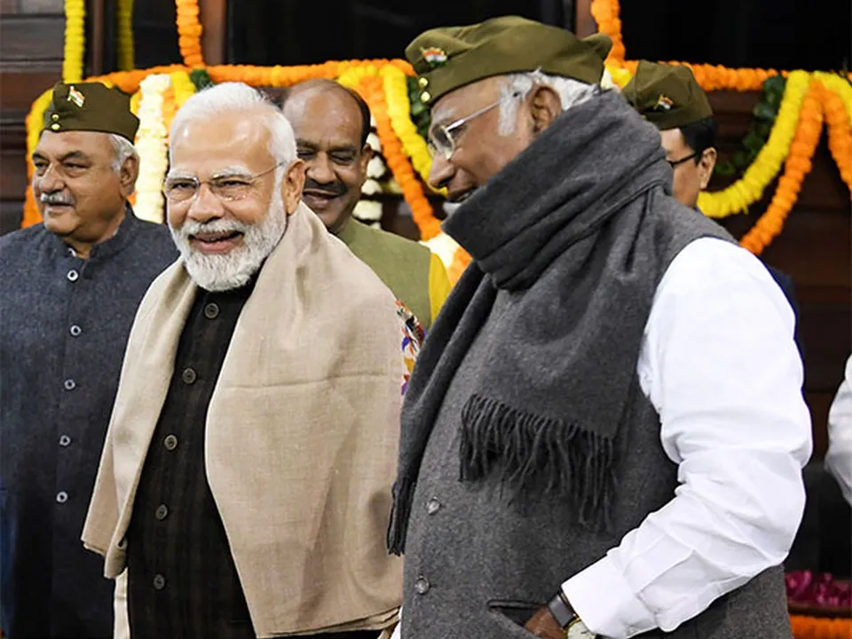 Kharge and modi