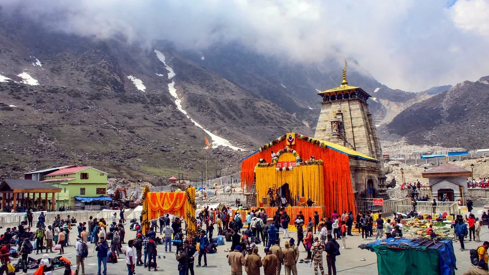 Kedarnath temple being decorated ahead of its opening for the 'Char Dham Yatra', in Rudraprayag, Thursday, May 9, 2024