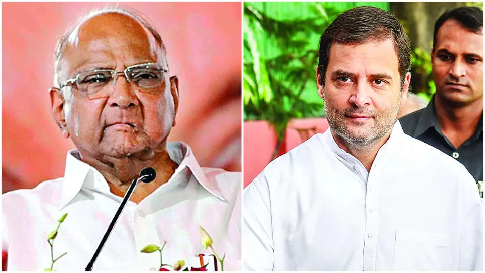 Sharad Pawar Rahul Gandhi Bharat Jodo Congress
