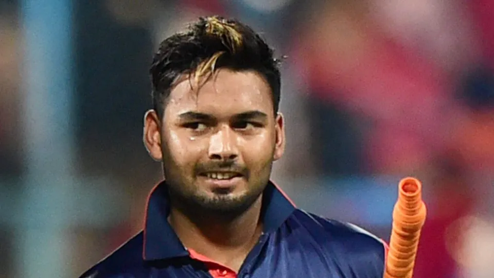 In this Saturday, Apr. 21, 2018 file photo, cricketer Rishabh Pant, in Bengaluru
