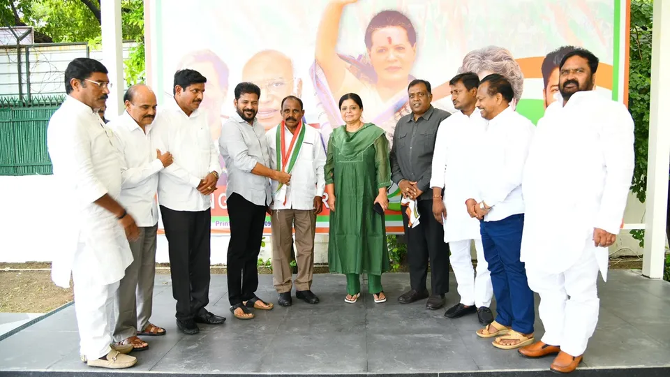 Chevella BRS MLA Kale Yadaiah Joins Congress