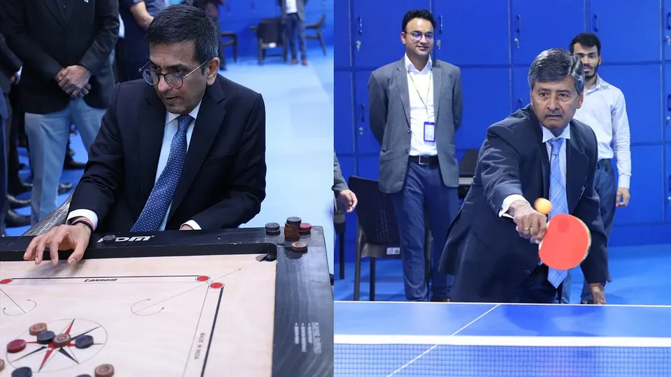 Supreme Court DY Chandrachud recreation