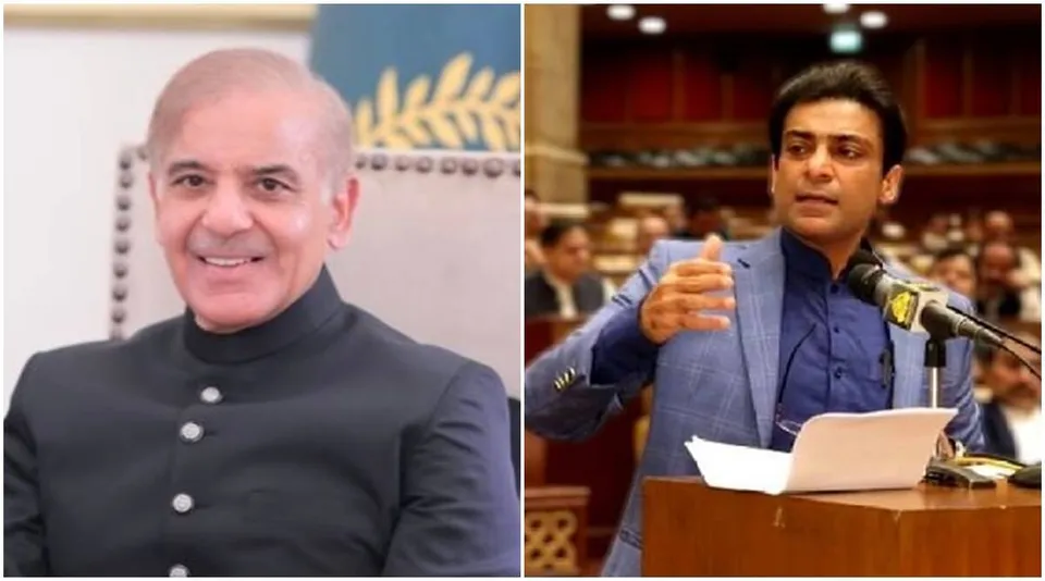 hamza shehbaz and shehbaz sharif